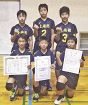 近畿大会出場へ／全員１年生で県３位／上南部・南部中バレー男子