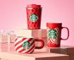 【スタバ新作グッズ】今年のクリスマスグッズは赤×白の“キャンディーケーン”、ピエロに扮したベアリスタも