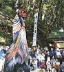 秋祭り、伝統の獅子舞奉納　笛や太鼓の音響く、和歌山県田辺市