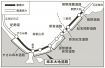 串本太地道路の幅杭設置着手　国交省