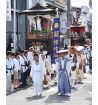 【動画】笠鉾、市街地練り歩く　世界遺産・闘鶏神社の例大祭「田辺祭」始まる