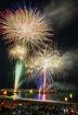 【動画】夜空に大輪咲く　鹿島神社の奉納花火祭、和歌山県みなべ町