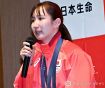 早田ひな、パリ五輪報告会で思わず涙…　左手を痛めながらのメダル獲得に「本当に皆さんのおかげです」