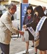 地域の子ども見守ろう／田辺駅高校生呼び掛け