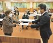 古座川町も伝達式／民生委員児童委員２３人に委嘱状