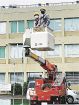 送配電事業を学ぶ／田辺工業高　生徒が職場体験