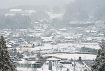 家や田畑真っ白　紀南の山間で積雪