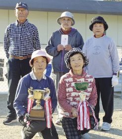 目津が優勝／串本町老人クラブ連合会杯／ゲートボール