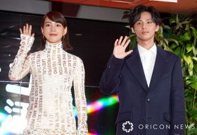 『DMM TV まつり ORIGINAL Content Lineup』に登壇した（左から）のん、藤ヶ谷太輔 （C）ORICON NewS inc.