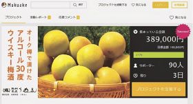 ネットで出資募る／みなべ　梅加工会社の新商品
