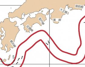 紀南周辺の海流図（１０月２３日発行）