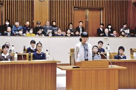 きれいで安心できる町に／上富田町／子ども議会で提案