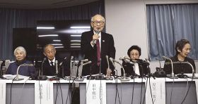 核廃絶へ「大きな運動に」／授賞式演説の田中熙巳さん／被団協