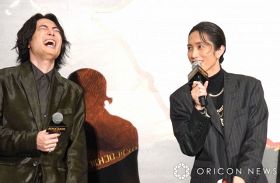 仲良く退席した（左から）間宮祥太朗、田中樹（C）ORICON NewS inc.