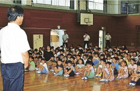 元気な顔　学校にそろう／小中学校　２学期スタート／みなべ