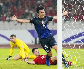 日本４―０、首位ターン／サッカーＷ杯予選　　インドネシア戦