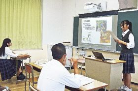 実習経験で成長実感／南高生　１学期の成果報告