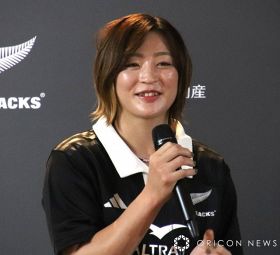 オールブラックスの試合前日ルーティーンに驚いた角田夏実 （C）ORICON NewS inc.