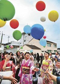 紀南各地で華やか成人式／笑顔で大人の仲間入り