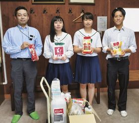 「たかす」が食材提供　うまいもん甲子園　出場の神島高校に