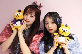 『PontaパスStation KAWAII LAB.1日店長&アンバサダーイベント』に登壇した（左から）CANDY TUNE・桐原美月、立花琴未 （C）ORICON NewS inc.