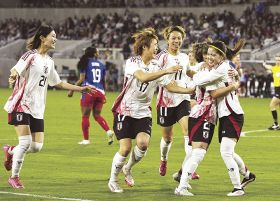 日本、米国に１３年ぶり勝利／サッカー女子　国際親善大会で初優勝