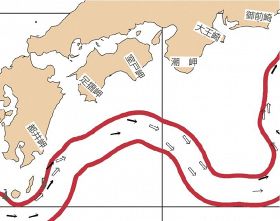 紀南周辺の海流図（１２月１１日発行）