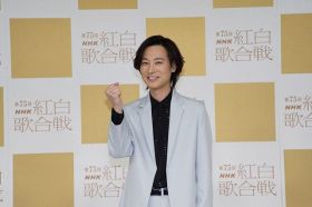 『第75回NHK紅白歌合戦』リハーサルに参加した山内惠介 （C）NHK