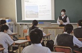 南部高　食と農園科／実習した内容を発表／生徒が経験共有