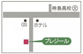 「プレジール」地図