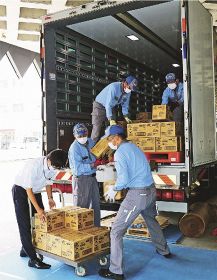 消毒液、せっけん寄贈／花王が県に