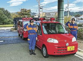 火災予防を啓発／みなべで女性消防団員