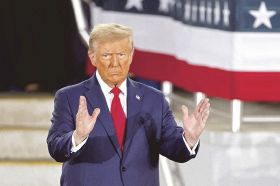 トランプ氏、激戦７州全勝／バイデン氏と１３日会談