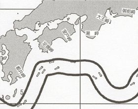 紀南周辺の海流図（１０月９日発行）