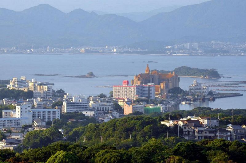 和歌山県の白浜温泉街