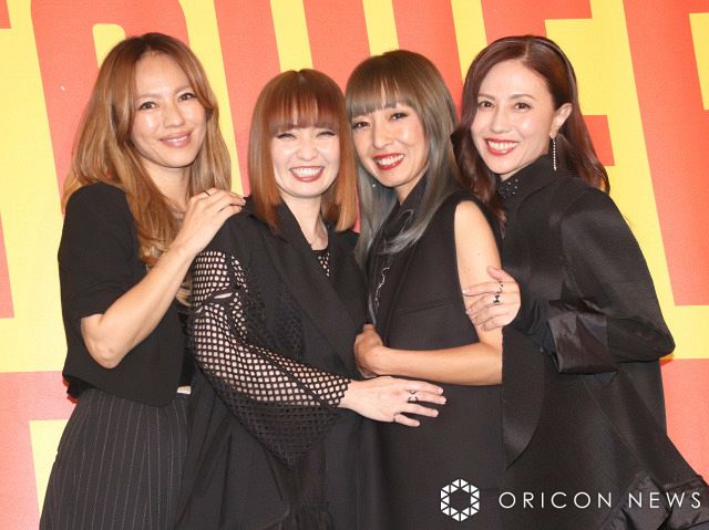 『MAX NEW SINGLE「BOOM BOOM BOMB-BA-YEA」リリース記念イベント』に登場したMAX（左から）LINA、MINA、REINA、NANA （C）ORICON NewS inc.