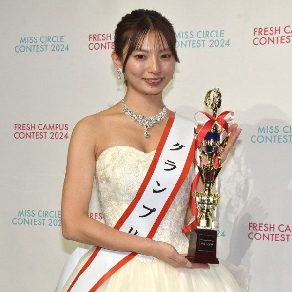 「MISS CIRCLE CONTEST 2024」グランプリに輝いた東条澪さん（T大学4年） （C）ORICON NewS inc.