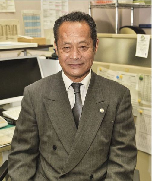 藍綬褒章　金谷善夫さん