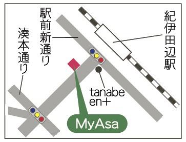 テイクアウト専門店「ＭｙＡｓａ」の地図