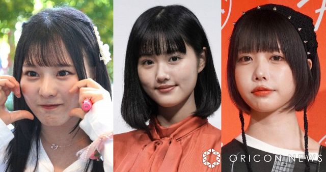 写真左より、齊藤なぎさ 、原菜乃華、あの （C）ORICON NewS inc.