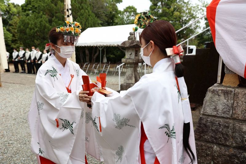 昨年の献湯祭（和歌山県白浜町で）