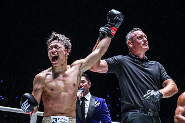 『ONE』初勝利を飾った武尊 （C）ONE Championship